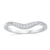 Thumbnail Image 1 of Perfect Fit 9ct White Gold Diamond Shaped Eternity Ring
