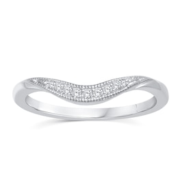 Perfect Fit 9ct White Gold Diamond Shaped Eternity Ring
