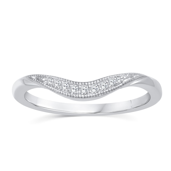 Perfect Fit 9ct White Gold Diamond Shaped Eternity Ring