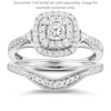Thumbnail Image 2 of Perfect Fit 9ct White Gold Diamond Shaped Eternity Ring