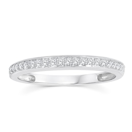 Perfect Fit 9ct White Gold 0.14ct Diamond Eternity Ring