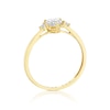 Thumbnail Image 3 of 9ct Yellow Gold Cubic Zirconia 'I Love You' Heart Ring