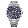 Thumbnail Image 1 of Citizen Sport Eco-Drive Chronograph Blue Dial & Stainless Steel Watch