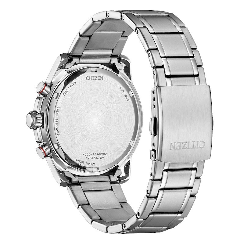 Main Image 3 of Citizen Sport Eco-Drive Chronograph Blue Dial & Stainless Steel Watch