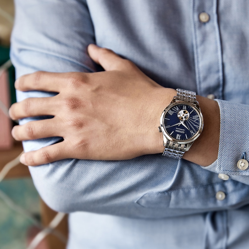 Main Image 5 of Citizen Automatic Open Heart Dial & Stainless Steel Watch