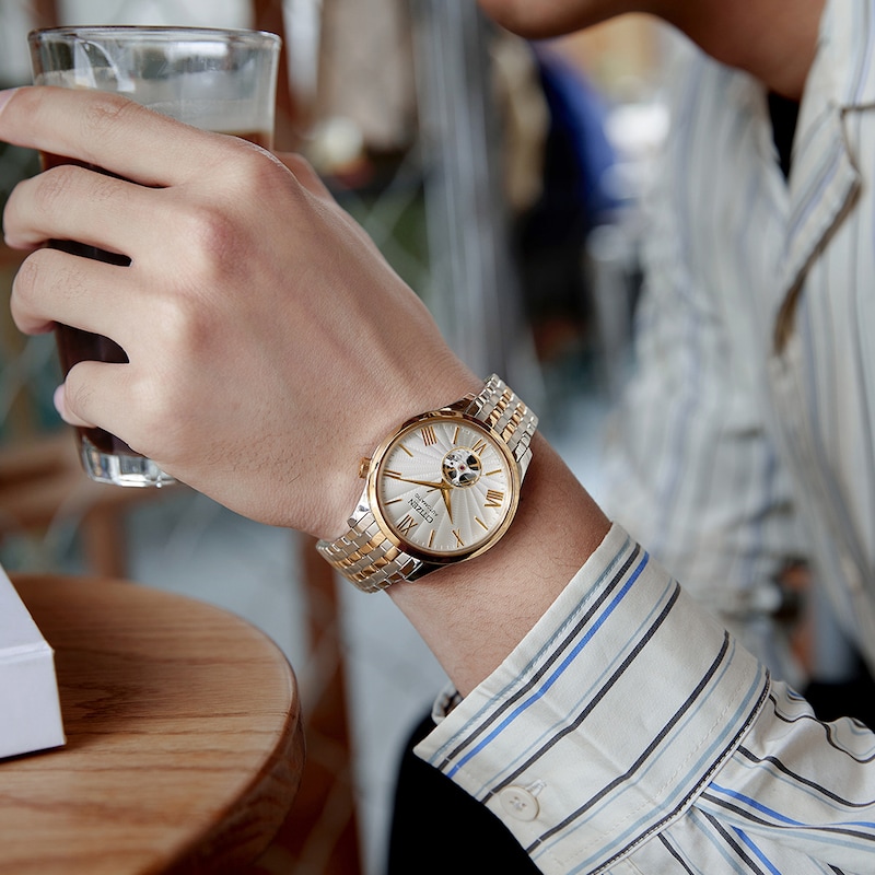 Main Image 4 of Citizen Automatic Open Heart Dial & Two Tone Watch