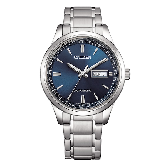 Citizen Automatic Blue Dial & Stainless Steel Watch