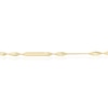 Thumbnail Image 2 of Sterling Silver Gold Plated Twist Herringbone Bracelet
