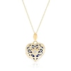 Thumbnail Image 1 of 9ct Yellow Gold Filigree Cut Out Diamond Locket