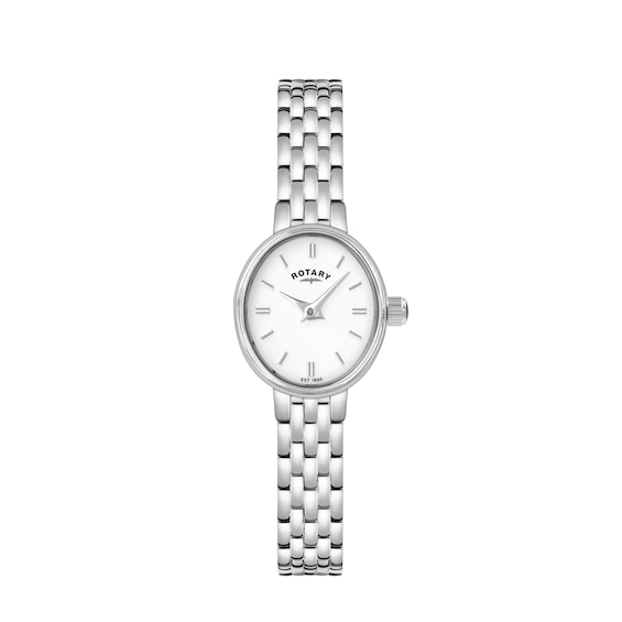 Rotary Women's Stainless Steel/Silver 30M White/Silver/Light Cocktail Bracelet Watch - W64214 Rlb10033/02 - Image 2