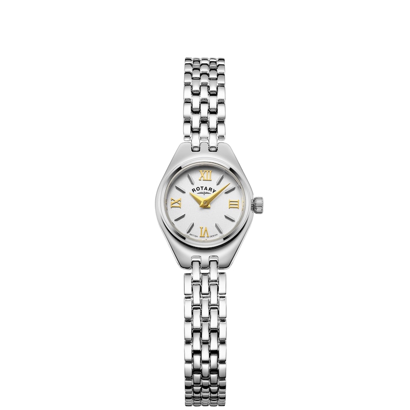 Main Image 1 of Rotary Women's Cocktail White Dial Stainless Steel Bracelet Watch