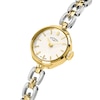 Thumbnail Image 3 of Rotary Women's 1985 White Dial Silver & Gold Tone Bracelet Watch