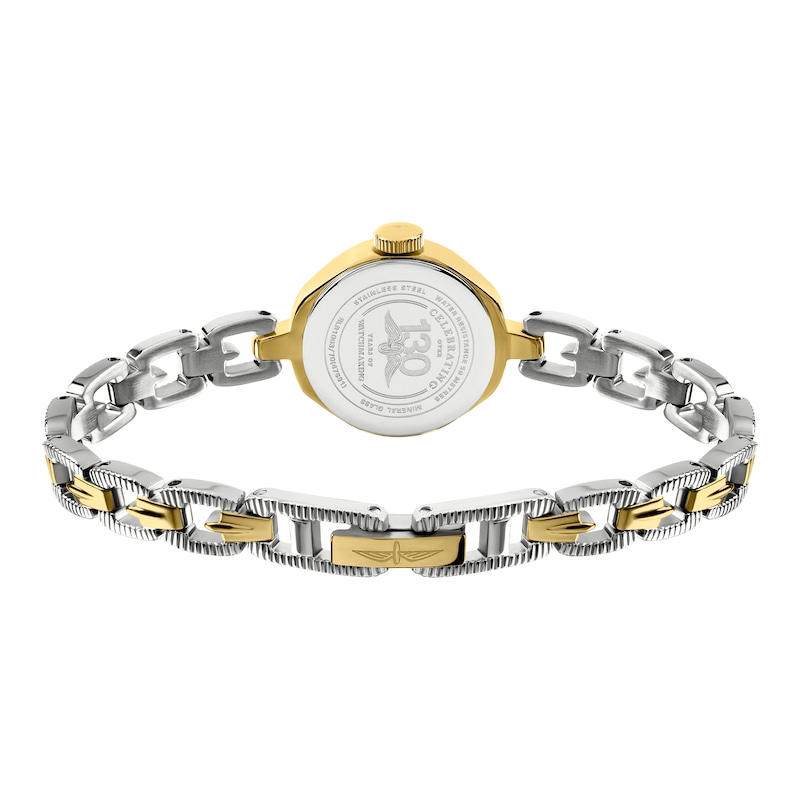 Main Image 5 of Rotary Women's 1985 White Dial Silver & Gold Tone Bracelet Watch