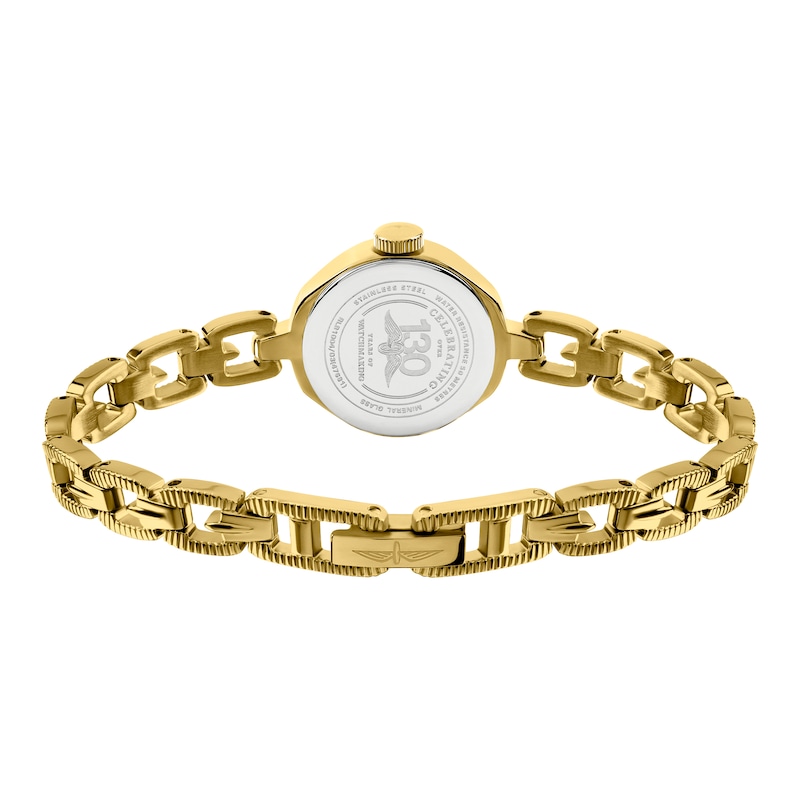 Main Image 5 of Rotary Women's 1985 White Dial Gold Tone Bracelet Watch