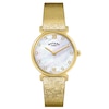 Thumbnail Image 1 of Rotary Women's 1985 Crystal Set Mother Of Pearl Dial Gold Tone Stainless Steel Mesh Bracelet Watch