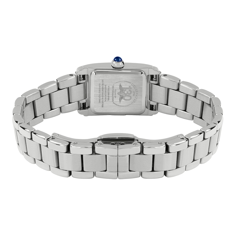 Main Image 4 of Rotary Women's Heritage Astoria Mother Of Pearl Dial Rectangular Stainless Steel Bracelet Watch