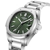 Thumbnail Image 2 of Rotary Men's Apex 100 Green Dial Stainless Steel Bracelet Watch