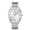Thumbnail Image 1 of Rotary Men's Ultra Slim White Dial Stainless Steel Bracelet Watch