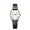 Thumbnail Image 1 of Rotary Ladie's Ultra Slim Stainless Steel Black Leather Strap Watch