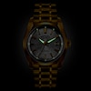 Thumbnail Image 5 of Rotary Men's Lumen Silver Dial Gold Tone Stainless Steel Bracelet Watch