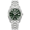 Thumbnail Image 1 of Rotary Men's Lumen Green Dial Stainless Steel Bracelet Watch