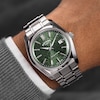 Thumbnail Image 3 of Rotary Men's Lumen Green Dial Stainless Steel Bracelet Watch