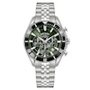 Thumbnail Image 1 of Rotary Men's Apex 100 Chronograph Green Dial Stainless Steel Bracelet Watch