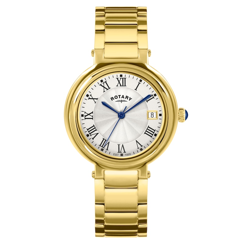 Main Image 1 of Rotary Women's Heritage Pale Silver Dial Gold Tone Stainless Steel Bracelet Watch