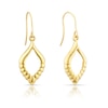 Thumbnail Image 1 of Sterling Sterling Silver & 9ct Yellow Gold Bonded Drop Earrings