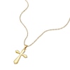 Thumbnail Image 2 of Silver & 9ct Yellow Gold Bonded Cross Pendant