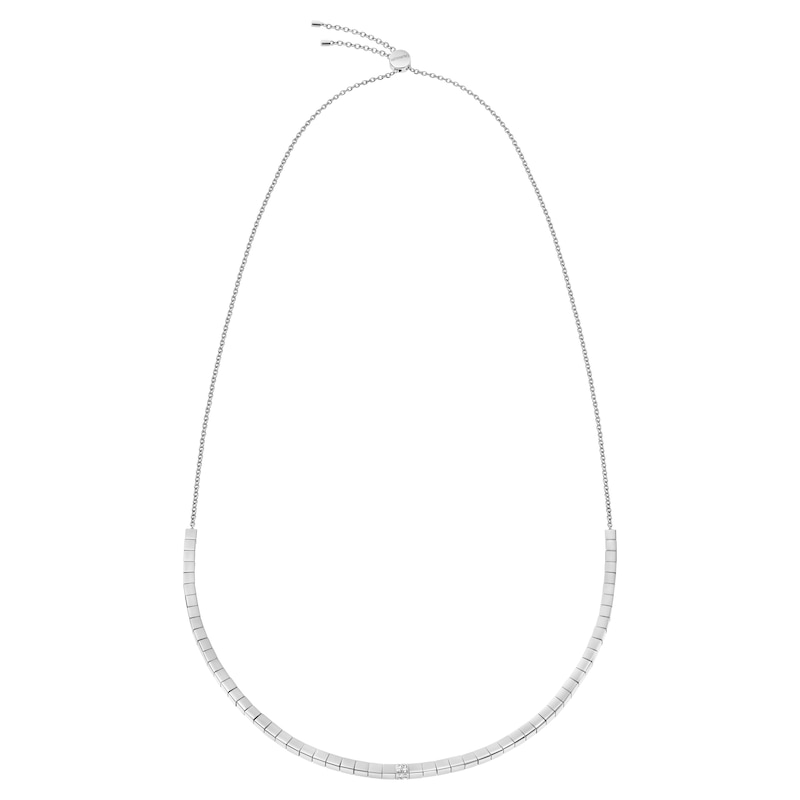 Calvin Klein Stainless Steel Crystal Necklace