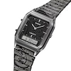 Thumbnail Image 4 of Casio x Liberty Collaboration AQ-230ELT-1AER Black Rectangular Dial Patterned Gunmetal Bracelet Watch