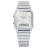 Thumbnail Image 2 of Casio x Liberty Collaberation AQ-230ELT-7AER White Rectangular Dial Patterned Stainless Steel Bracelet Watch