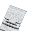 Thumbnail Image 7 of Casio x Liberty Collaberation AQ-230ELT-7AER White Rectangular Dial Patterned Stainless Steel Bracelet Watch