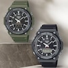 Thumbnail Image 2 of Casio AQ-S820W-1AVEF Solar Series Black Dial Black Resin Strap Watch