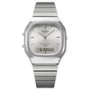 Thumbnail Image 2 of Casio AQ-240E-7AVEF Vintage White Square Dial Silver-Tone Bracelet Watch