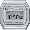 Thumbnail Image 2 of G-Shock A158WEA-7VEF Vintage Digital White Rectangular Dial Silver-Tone Bracelet Watch