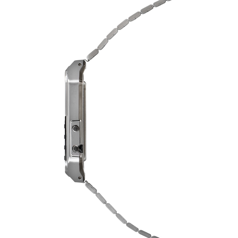 Main Image 5 of Casio CA-500WEBF-1AER Back To The Future Collaboration Grey Dial Silver-Tone Bracelet Watch