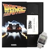 Thumbnail Image 6 of Casio CA-500WEBF-1AER Back To The Future Collaboration Grey Dial Silver-Tone Bracelet Watch