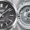 Thumbnail Image 4 of Edifice EFK-100CD-1AEF Mechanical Black Dial Silver-Tone Bracelet Watch