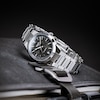 Thumbnail Image 7 of Edifice EFK-100CD-1AEF Mechanical Black Dial Silver-Tone Bracelet Watch
