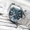 Thumbnail Image 6 of Edifice EFK-100D-2AEF Mechanical Blue Dial Silver-Tone Bracelet Watch