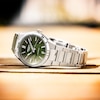Thumbnail Image 6 of Edifice EFK-100D-3AEF Mechanical Green Dial Silver-Tone Bracelet Watch