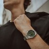 Thumbnail Image 10 of Edifice EFK-100D-3AEF Mechanical Green Dial Silver-Tone Bracelet Watch