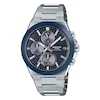 Thumbnail Image 1 of Casio Edifice Men's EFS-S650D-2AEF Ceramic Blue Dial Silver-Tone Bracelet Solar Watch