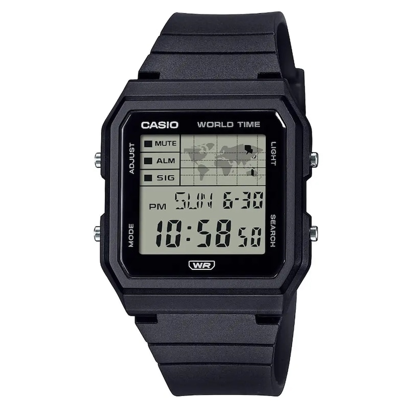 Main Image 1 of Casio LF-30W Digital Black Square Dial & Strap Watch