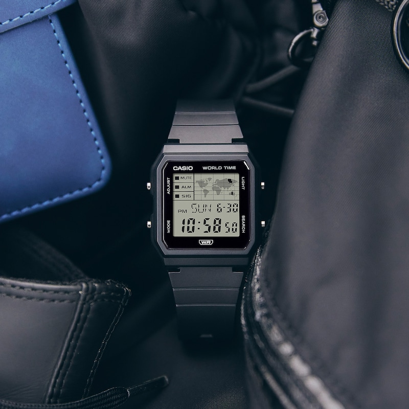 Main Image 2 of Casio LF-30W Digital Black Square Dial & Strap Watch