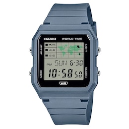 Casio LF-30W Digital Blue Square Dial & Strap Watch
