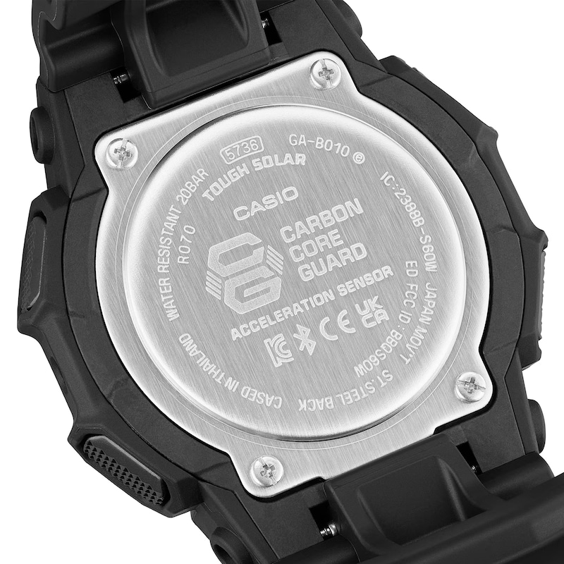 Main Image 5 of G-Shock GA-B010-1A1ER Analog Digital Series Black Dial Black Resin Solar Bluetooth Strap Watch
