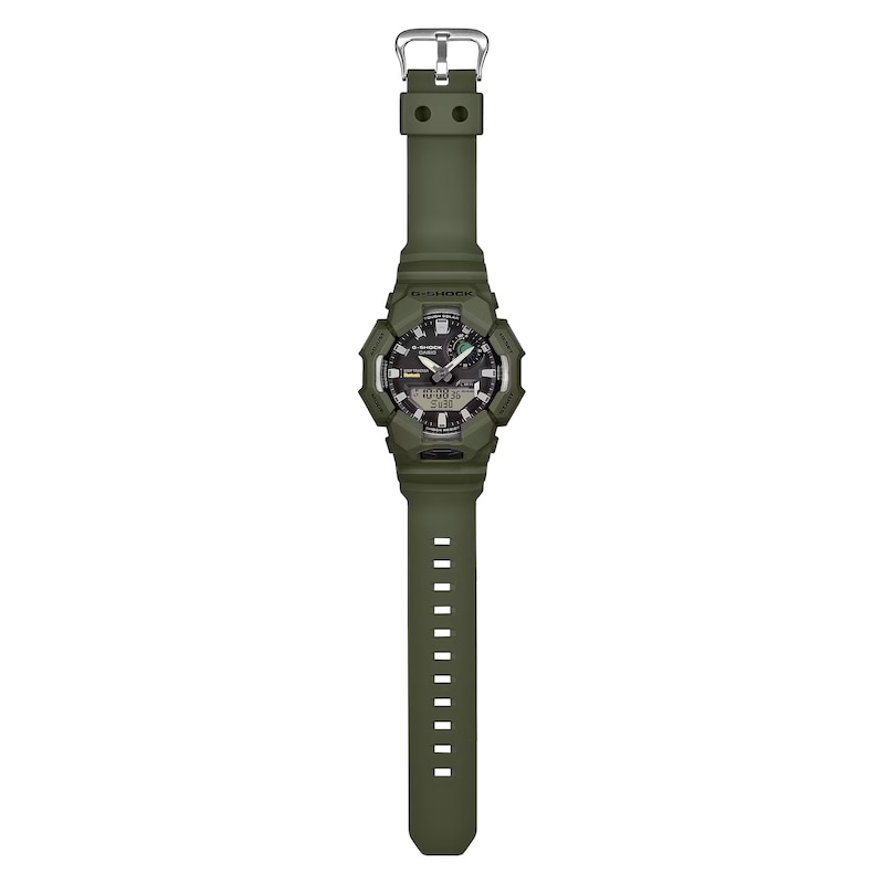 Main Image 7 of G-Shock GA-B010-3AER Analog Digital Series Black Dial Solar Bluetooth Green Resin Strap Watch